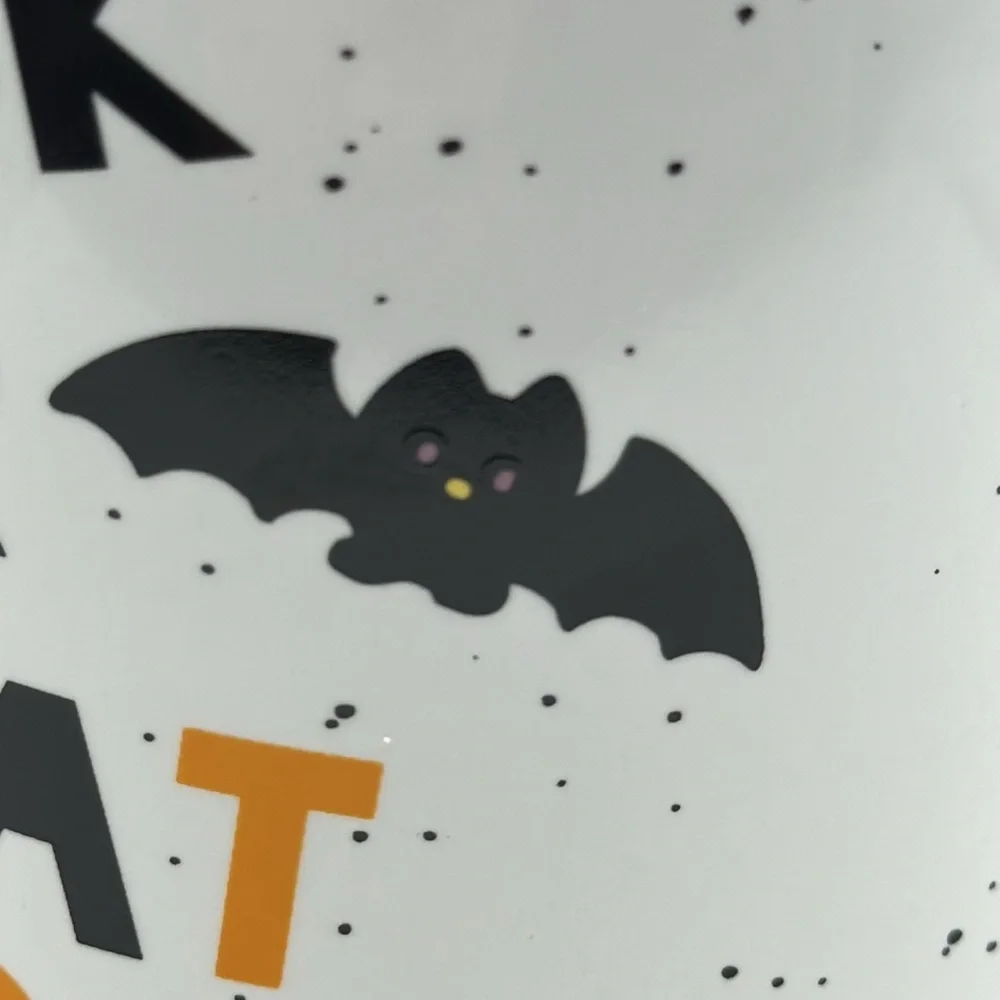 Hello Kitty Halloween Trick or Treat Black‎ Cat Bats Coffee Mug Cup 20oz NEW